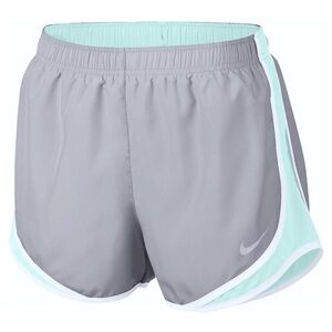 Nike : size M : mint green & white Dri-FIT tempo athletic running workout shorts